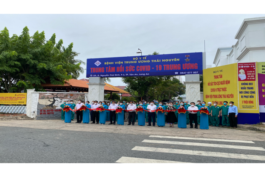 NAM THINH GROUP THI CÔNG TRUNG TÂM HỒI SỨC COVID-19 TRUNG ƯƠNG TẠI LONG AN